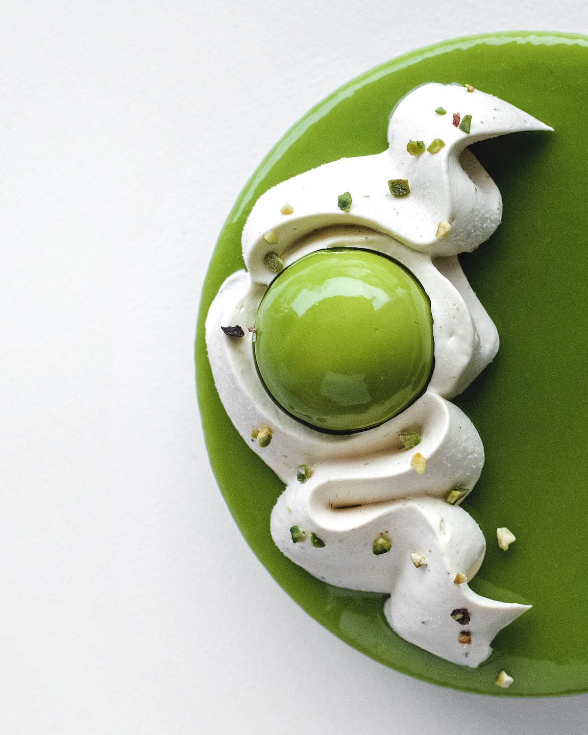 Torta moderna al pistacchio